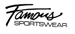 FAMOUS SPORTSWEAR trademark