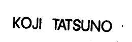 KOJI TATSUNO trademark