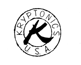 KRYPTONICS U.S.A. K trademark