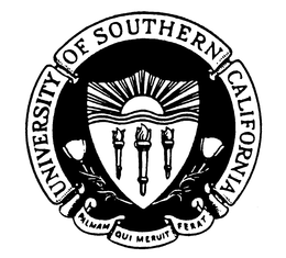 UNIVERSITY OF SOUTHERN CALIFORNIA PALMAM QUI MERUIT FERAT 1880 trademark