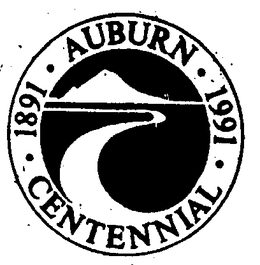 1891 - AUBURN CENTENNIAL 1991 trademark