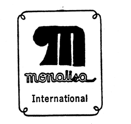 M MONALISA INTERNATIONAL trademark