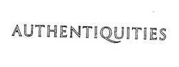 AUTHENTIQUITIES trademark
