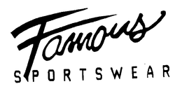 FAMOUS SPORTSWEAR trademark