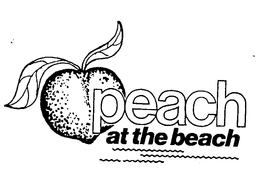 PEACH AT THE BEACH trademark