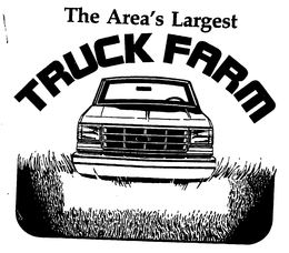 THE AREA'S LARGEST TRUCK FARM trademark