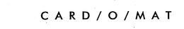 C A R D / O / M A T trademark
