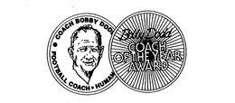 BOBBY DODD COACH OF THE YEAR AWARD COACH BOBBY DODD FOOTBALL COACH HUMAN trademark