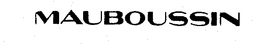 MAUBOUSSIN trademark
