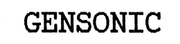 GENSONIC trademark