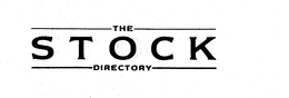 THE STOCK DIRECTORY trademark