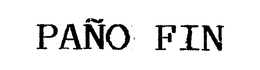 PANO FIN trademark