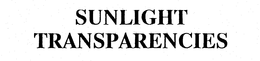 SUNLIGHT TRANSPARENCIES trademark