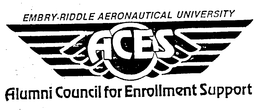 EMBRY-RIDDLE AERONAUTICAL UNIVERSITY ACES ALUMNI COUNCIL FOR ENROLLMENT SUPPORT trademark