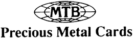 MTB PRECIOUS METAL CARDS trademark