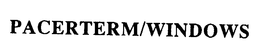 PACERTERM/WINDOWS trademark