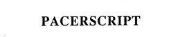 PACERSCRIPT trademark