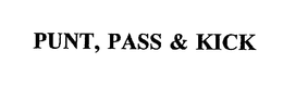 PUNT, PASS & KICK trademark