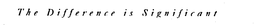 THE DIFFERENCE IS SIGNIFICANT trademark