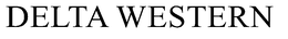 DELTA WESTERN trademark