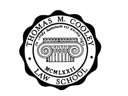 THOMAS M. COOLEY LAW SCHOOL IN CORDE HOMINUM EST ANIMA LEGIS MCMLXXII trademark