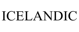 ICELANDIC trademark