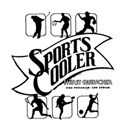 SPORTS COOLER THIRST QUENCHER HIGH POTASSIUM - LOW SODIUM trademark