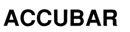 ACCUBAR trademark
