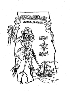 CONDE CAVALIERS MOBILE ALABAMA 1520 1977 trademark