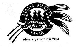 MM MAMA MUCCI'S AUTHENTIC PASTA MAKERS OF FINE FRESH PASTA trademark