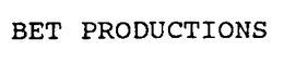 BET PRODUCTIONS trademark