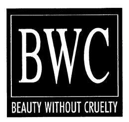 BWC BEAUTY WITHOUT CRUELTY trademark