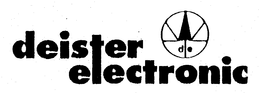 DEISTER ELECTRONIC trademark