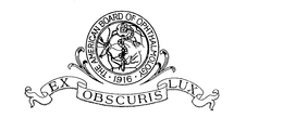 THE AMERICAN BOARD OF OPHTHALMOLOGY EX OBSCURIS LUX 1916 trademark