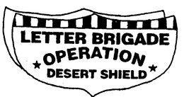 LETTER BRIGADE OPERATION DESERT SHIELD trademark