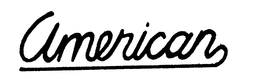 AMERICAN trademark