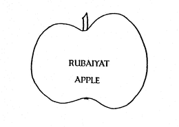 RUBAIYAT APPLE trademark