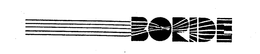BORIDE trademark