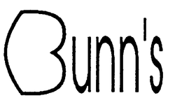 BUNN'S trademark