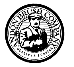 ANDON BRUSH COMPANY QUALITY & SERVICE trademark