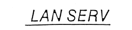 LAN SERV trademark