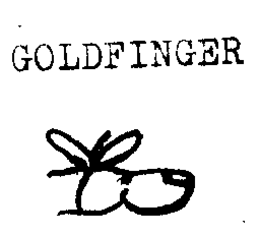 GOLDFINGER trademark
