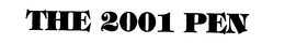 THE 2001 PEN trademark