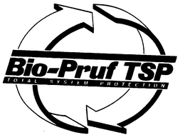 BIO-PRUF TSP TOTAL SYSTEM PROTECTION trademark