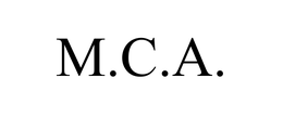 M.C.A. trademark