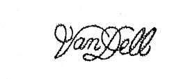 VAN DELL trademark