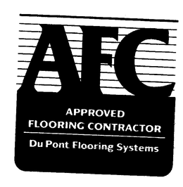 AFC APPROVED FLOORING CONTRACTOR DUPONT FLOORING SYSTEMS trademark