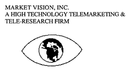 MARKET VISION, INC. A HIGH TECHNOLOGY TELEMARKETING & TELE-RESEARCH FIRM trademark