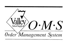 VALLEY SCHOOL SUPPLY OMS ORDER MANAGEMENT SYSTEM trademark