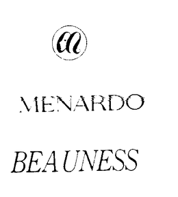 MENARDO BEAUNESS trademark